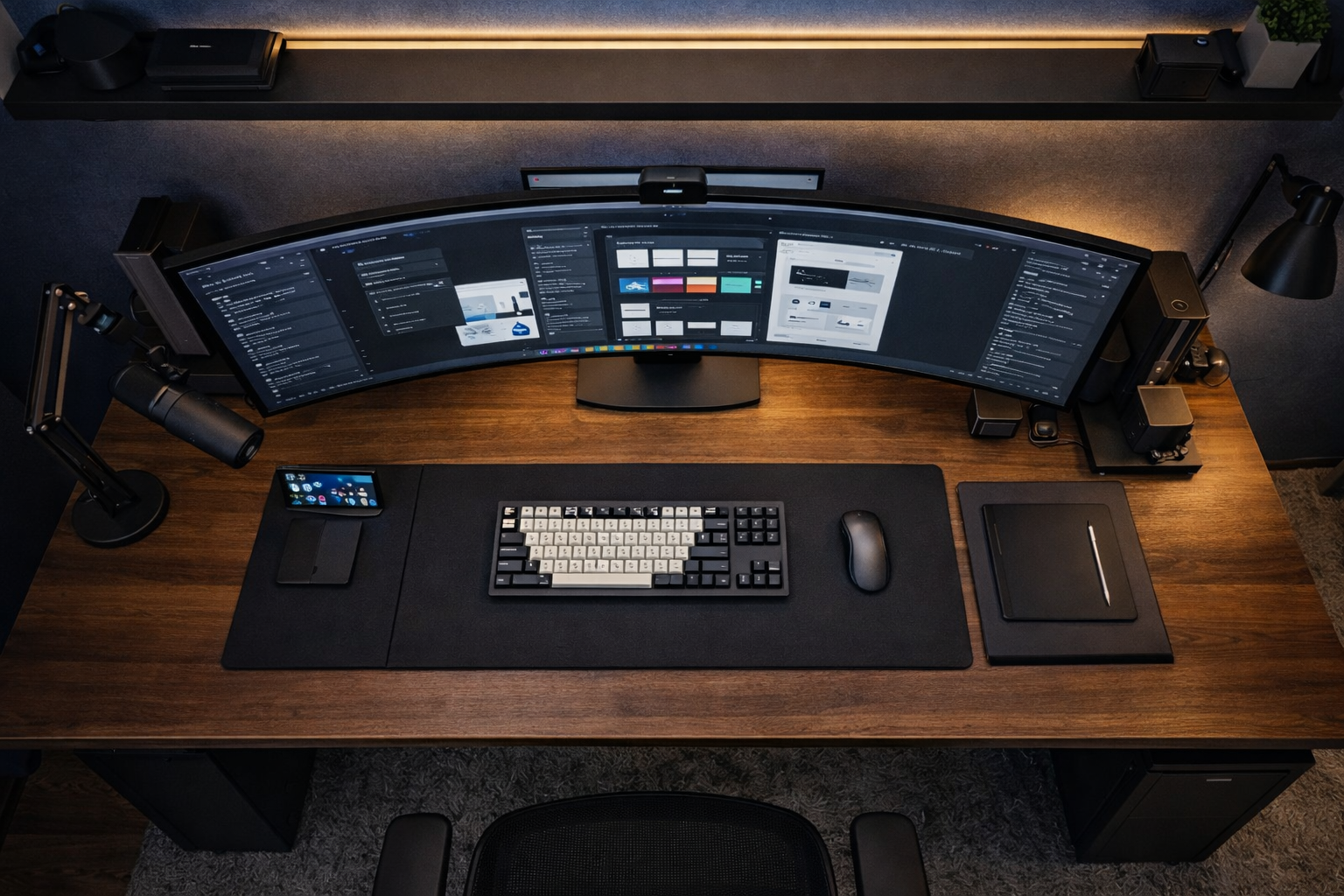 Photo of rows of books in a library with marble busts.